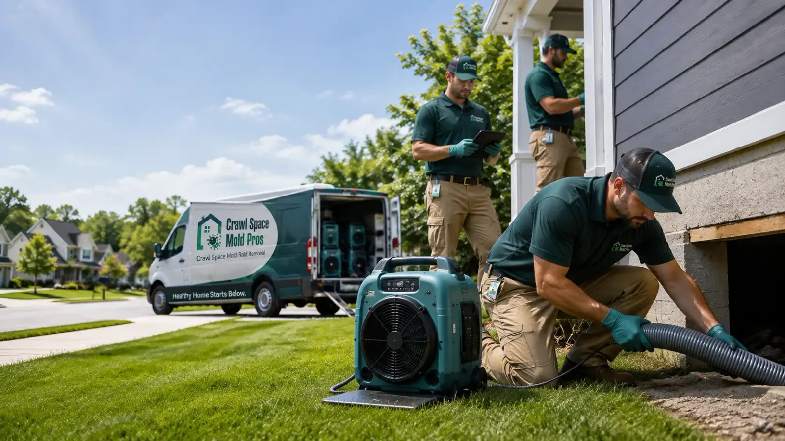 Crawl Space Mold Removal in Lucernemines, PA